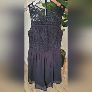 As U Wish Black Mini Dress